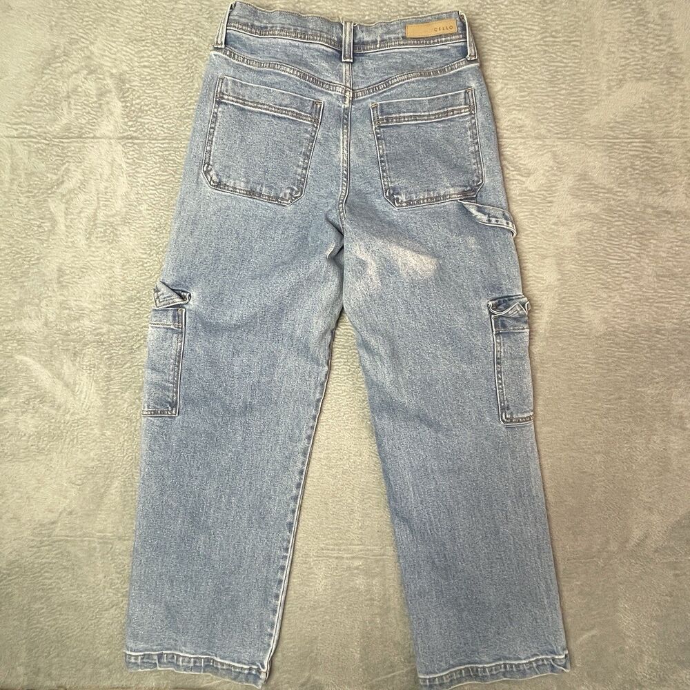 Cello Womens Cargo Jeans  Sz Tag 5/32‎ Carpenter - Picture 6 of 12